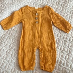 Mustard orange one piece